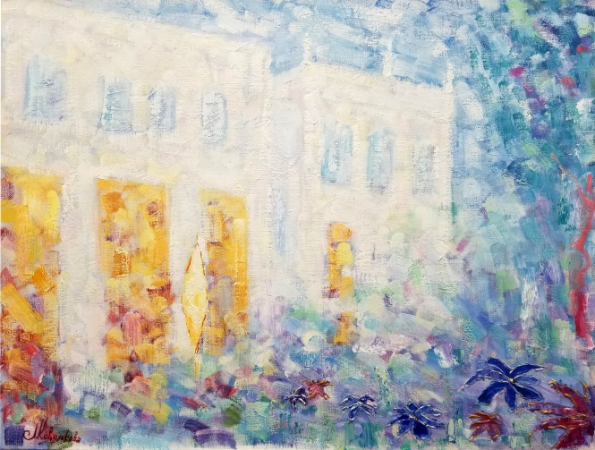 Painting for sale online - Summer Evening in Schloss