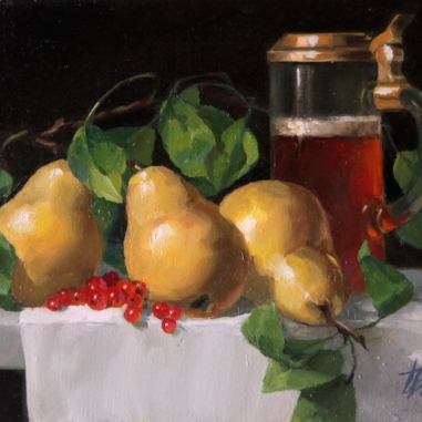 Painting for sale online - Still life with pears
