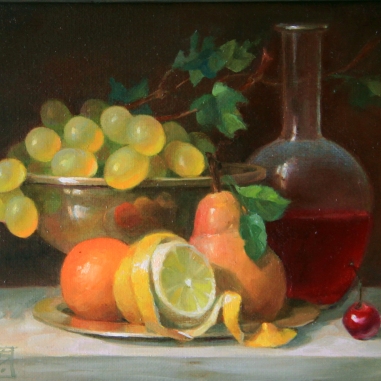 Painting for sale online - Still life with grapes