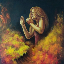 Painting for sale online - From the World Music. Janis Joplin 