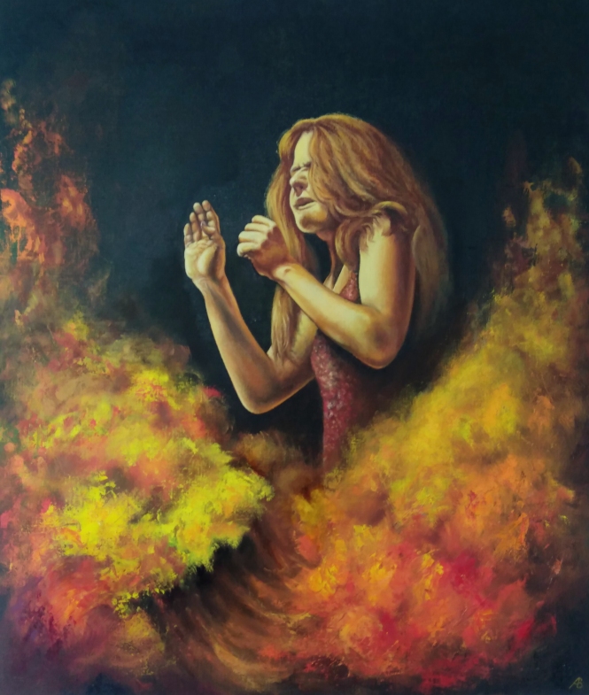 Painting for sale online - From the World Music. Janis Joplin