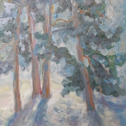 Painting for sale online - Sun in the forest