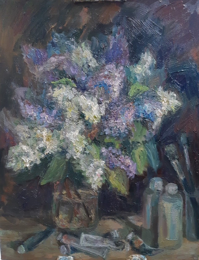 Painting for sale online - Lilac-1