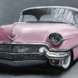 Painting for sale online - Pink Cadillac