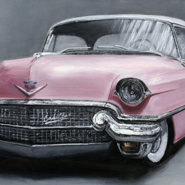 Painting for sale online - Pink Cadillac