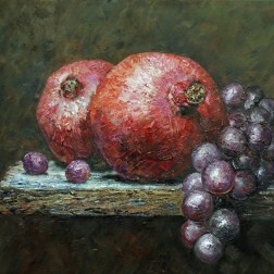 Painting for sale online - Pomegranate