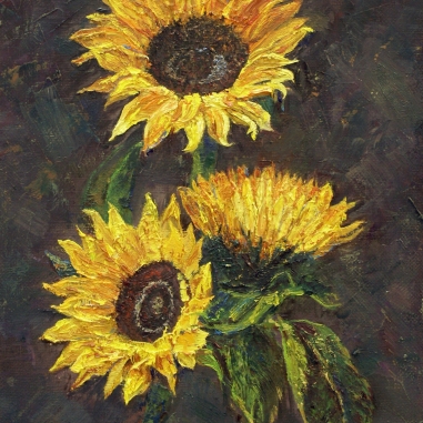 Painting for sale online - Sunflowers