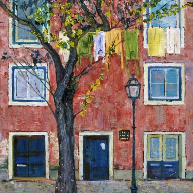 Painting for sale online - Italian street