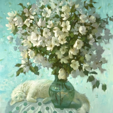 Painting for sale online - White dreams
