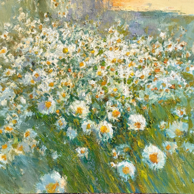 Painting for sale online - Chamomile