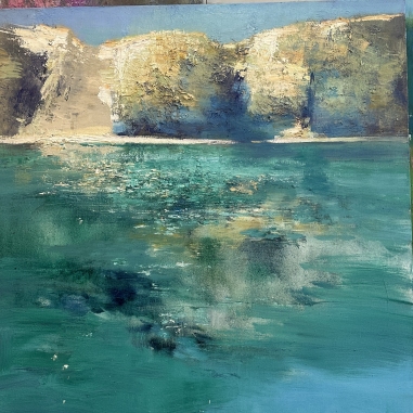 Painting for sale online - Stones and the sea