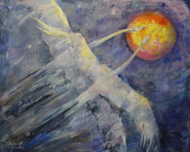 Painting for sale online - Joint flight.