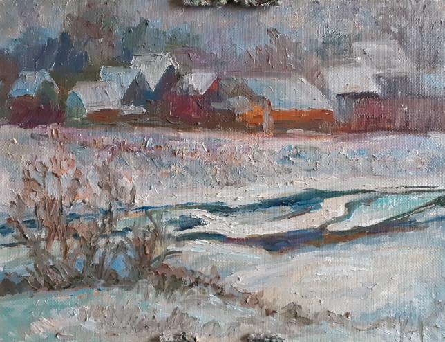 Painting for sale online - The village
