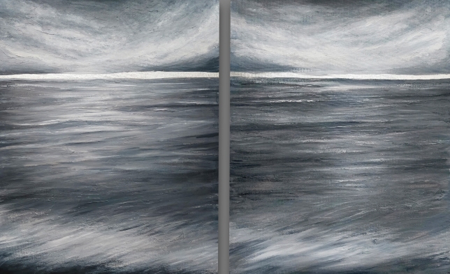 Painting for sale online - Graphite Landscape