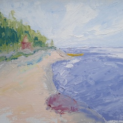 Painting for sale online - Ladoga, Chapel of St. Nicholas