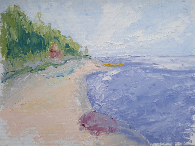 Painting for sale online - Ladoga, Chapel of St. Nicholas