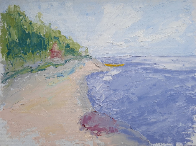 Painting for sale online - Ladoga, Chapel of St. Nicholas