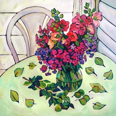 Painting for sale online - On the terrace 