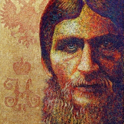 Painting for sale online - Portrait of Grigory Efimovich Rasputin is a mystical painting.