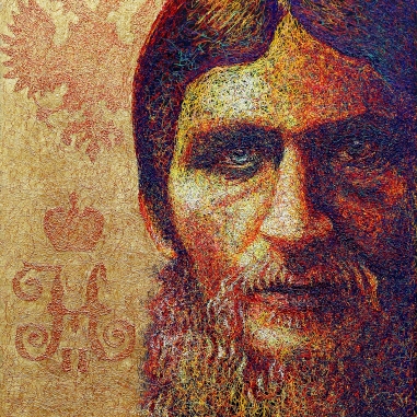Painting for sale online - Portrait of Grigory Efimovich Rasputin is a mystical painting.