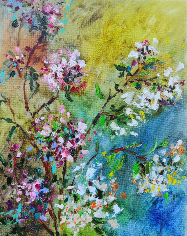 Painting for sale online - Spring Blossoming