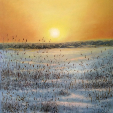 Painting for sale online - The Winter Evening 