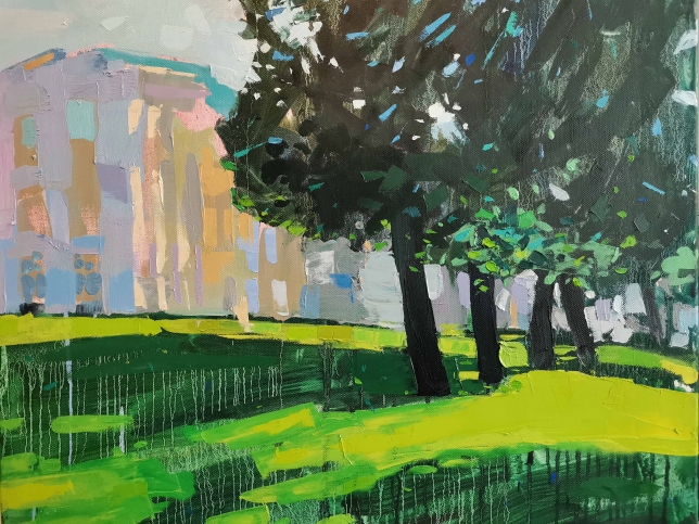 Painting for sale online - July in the Nizhniy