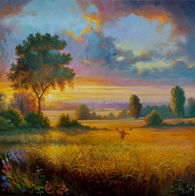 Painting for sale online - Scarecrow...