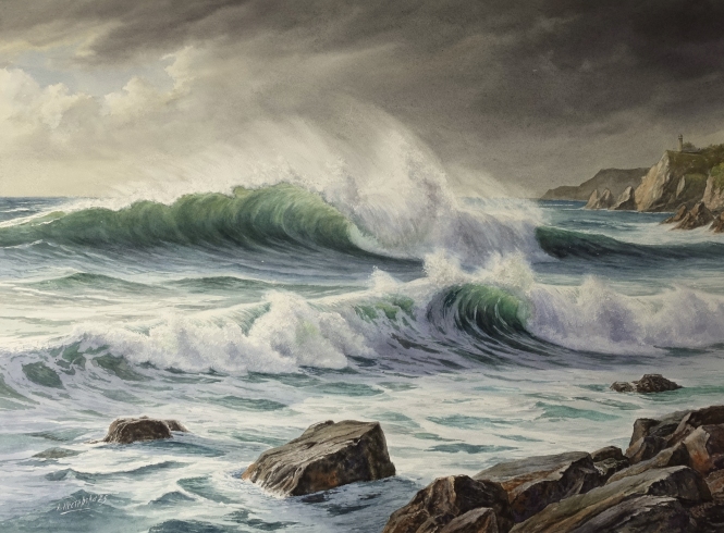 Painting for sale online - The Sea’s Rhymes