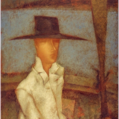 Painting for sale online - Man in a hat