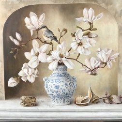 Painting for sale online - Magnolias