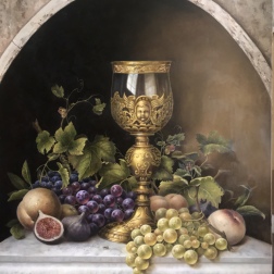 Painting for sale online - Golden bowl