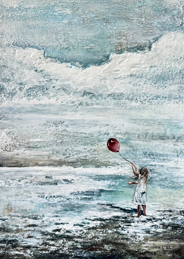Painting for sale online - Smelling happiness