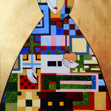 Painting for sale online - Fur coat by Yves Salomon