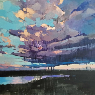 Painting for sale online - Above the Vyatka river