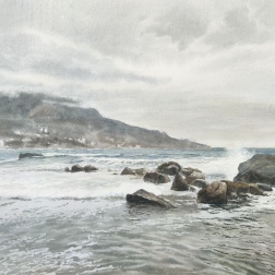 Painting for sale online - Winter in Laspi