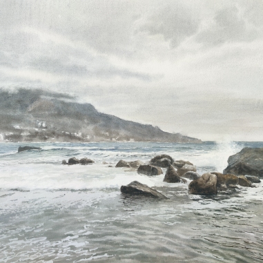 Painting for sale online - Winter in Laspi