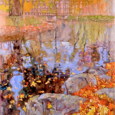 Painting for sale online - At the Autumn Stones