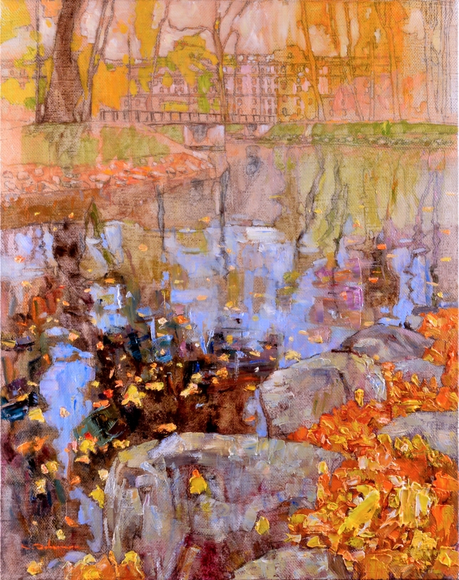 Painting for sale online - At the Autumn Stones