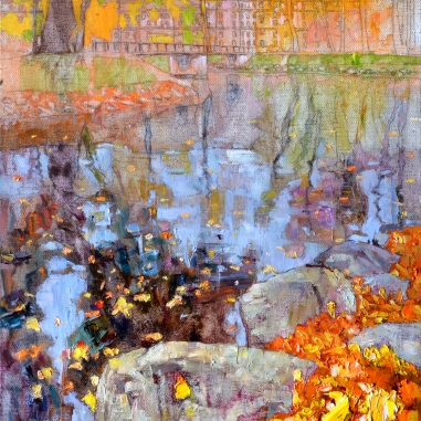 Painting for sale online - At the Autumn Stones