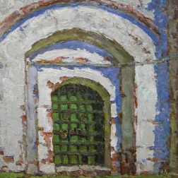 Painting for sale online - The Green Door.