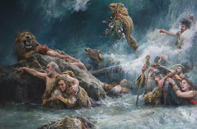 Painting for sale online - And so, the Earth was corrupted