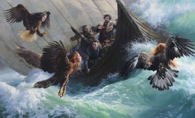Painting for sale online - Sirens