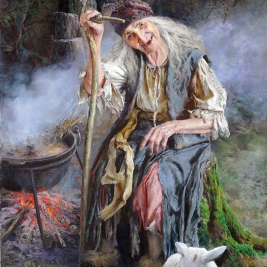 Painting for sale online - Baba Yaga