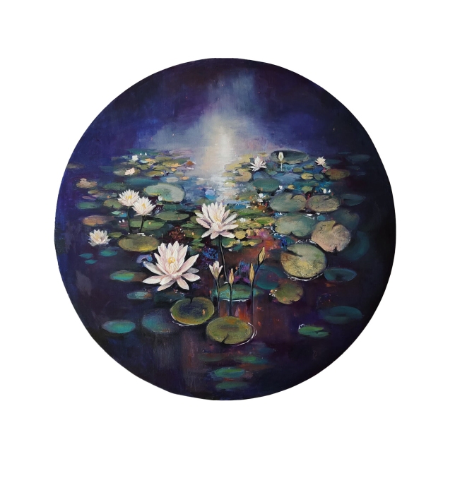 Painting for sale online - Nenuphars