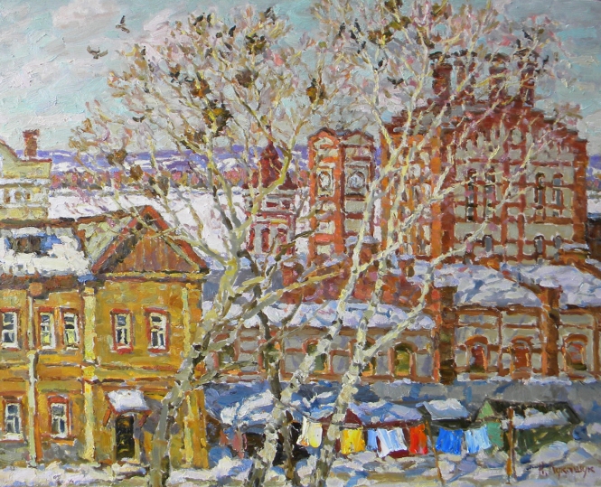 Painting for sale online - Springtime Samara.