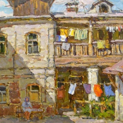 Painting for sale online - The Old House in Samara.