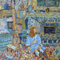 Painting for sale online - Alice Visiting Vuillard.