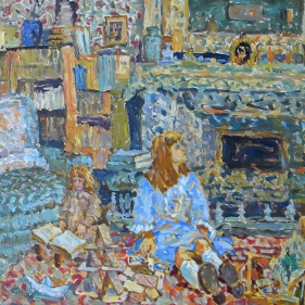 Painting for sale online - Alice Visiting Vuillard.