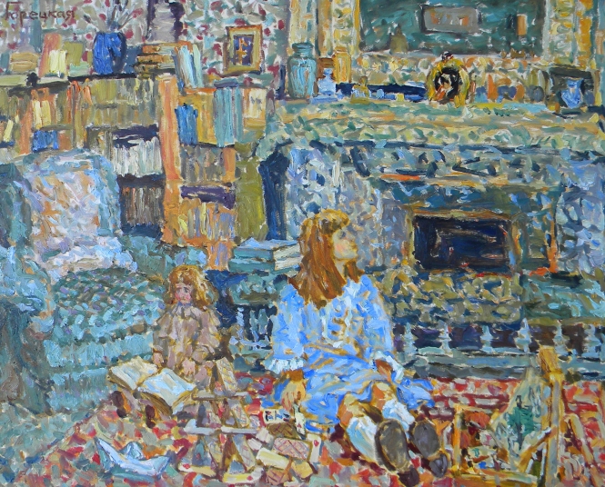 Painting for sale online - Alice Visiting Vuillard.